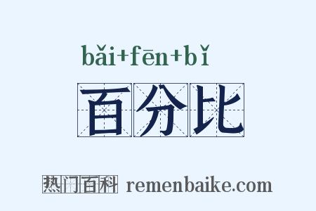 百分比是什么意思的图片